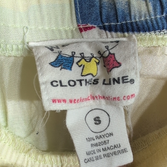 Tropical Print Wide Leg Pants - Picture 2 of 5